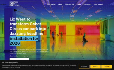 bristollightfestival.org screenshot
