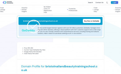 bristolnailandbeautytrainingschool.co.uk screenshot