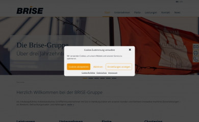 brise.de screenshot