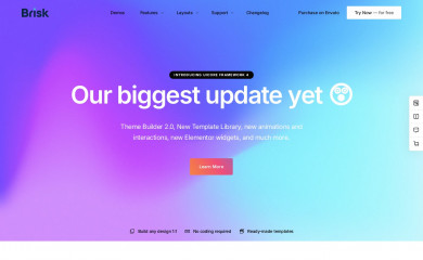 http://brisk.uicore.co/ screenshot
