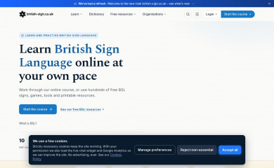 british-sign.co.uk screenshot