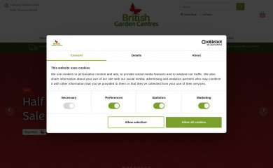 britishgardencentres.com screenshot