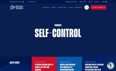 britishjudo.org.uk screenshot