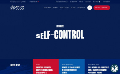 britishjudo.org.uk screenshot