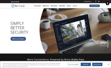brivo.com screenshot