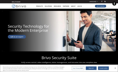 brivo.com screenshot