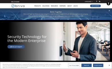 brivo.com screenshot