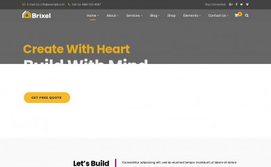 https://brixel.radiantthemes.com/ screenshot