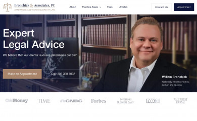 bronchicklaw.com screenshot