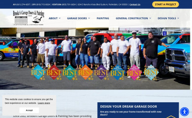 brookesgaragedoors.com screenshot