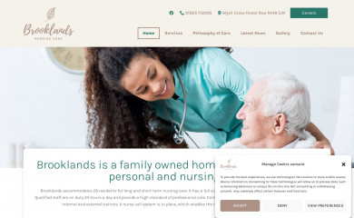 brooklandsnursinghome.com screenshot