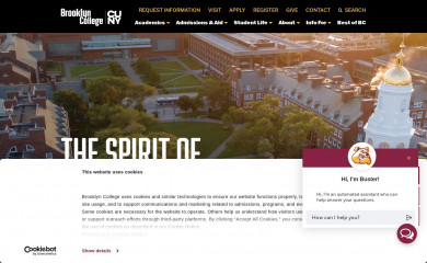 brooklyn.edu screenshot