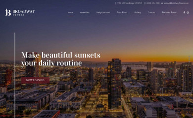 broadwaytowers.com screenshot