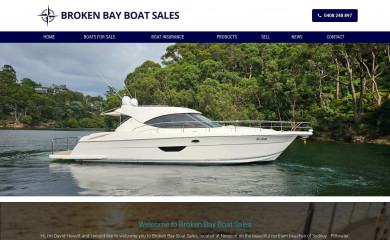 brokenbayboatsales.com screenshot