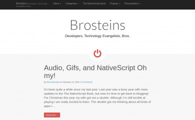 brosteins.com screenshot