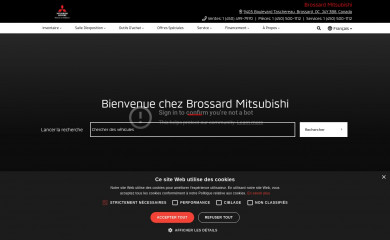 brossardmitsubishi.ca screenshot
