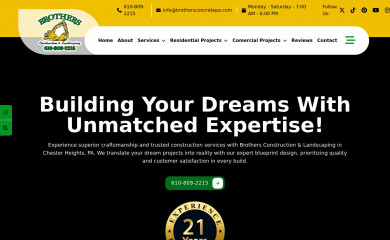 brothersconcretepa.com screenshot
