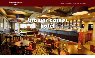 brownscornerhotel.com.au screenshot