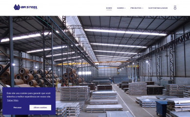 brsteel.ind.br screenshot
