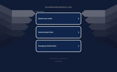 brundavandentalclinic.com screenshot
