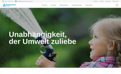 brunnenbau-heinrich.de screenshot