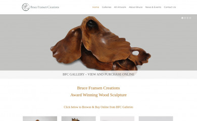 brucefransencreations.com screenshot