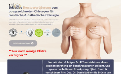brust-aestheten.de screenshot