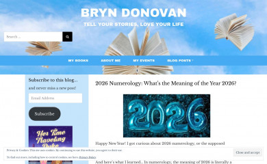 bryndonovan.com screenshot