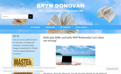 bryndonovan.com screenshot