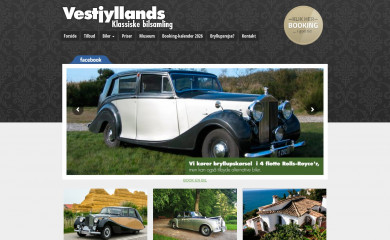 bryllupsbil.dk screenshot