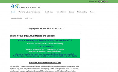 bsfc.org screenshot