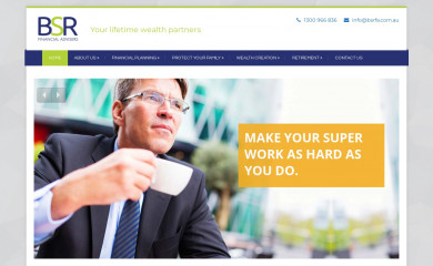 bsrfinancialadvisers.com.au screenshot