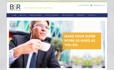 bsrfinancialadvisers.com.au screenshot