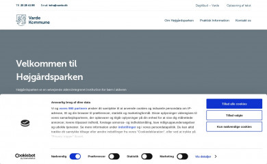 børnehaven-højgårdsparken.dk screenshot