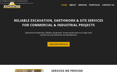 ctexcavatinginc.com screenshot