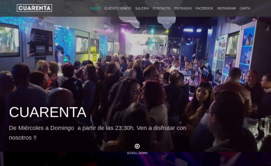 cuarenta40.com screenshot