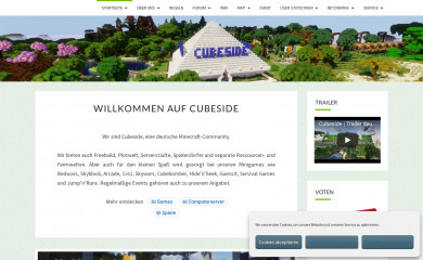 cubeside.de screenshot