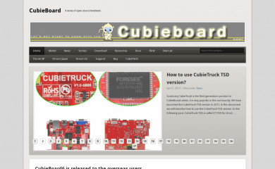 cubieboard.org screenshot