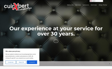 cuirxpert.ch screenshot