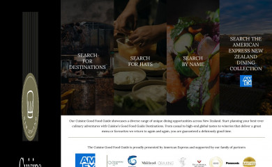 cuisinegoodfoodguide.co.nz screenshot
