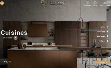 cuisines-prestige.fr screenshot