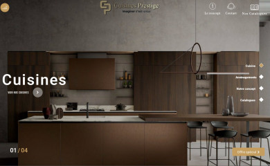 cuisines-prestige.fr screenshot