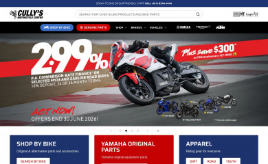 cullysyamaha.com.au screenshot