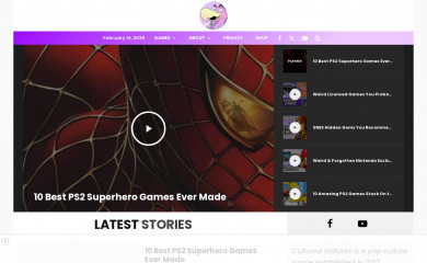 culturedvultures.com screenshot