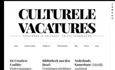 culturele-vacatures.nl screenshot