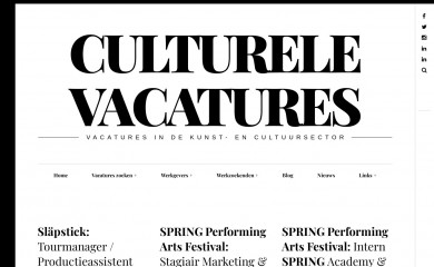 culturele-vacatures.nl screenshot