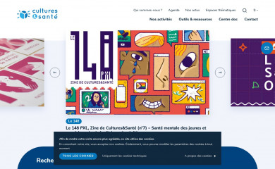 cultures-sante.be screenshot