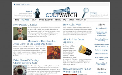 cultwatch.com screenshot