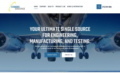 cumminsaerospace.com screenshot