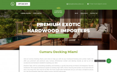 cumarudeckingmiami.com screenshot